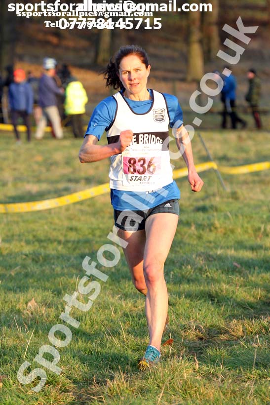 Senior womens cross country, 2019 North Eastern Cross Country Champs., Alnwick, Northumberland.  Photo: David T. Hewitson/Sports for All Pics